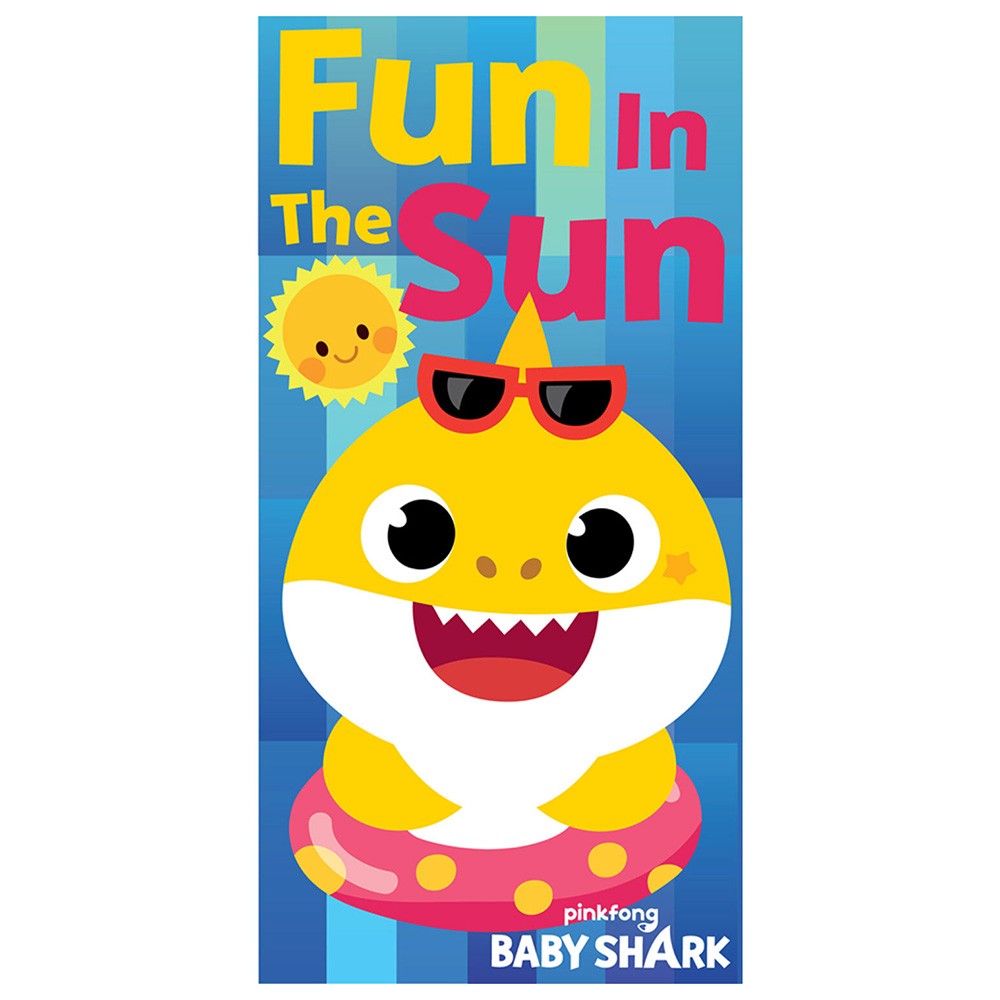 Baby Shark gyorsan száradó törölköző